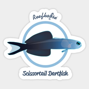 Scissortail Dartfish Sticker